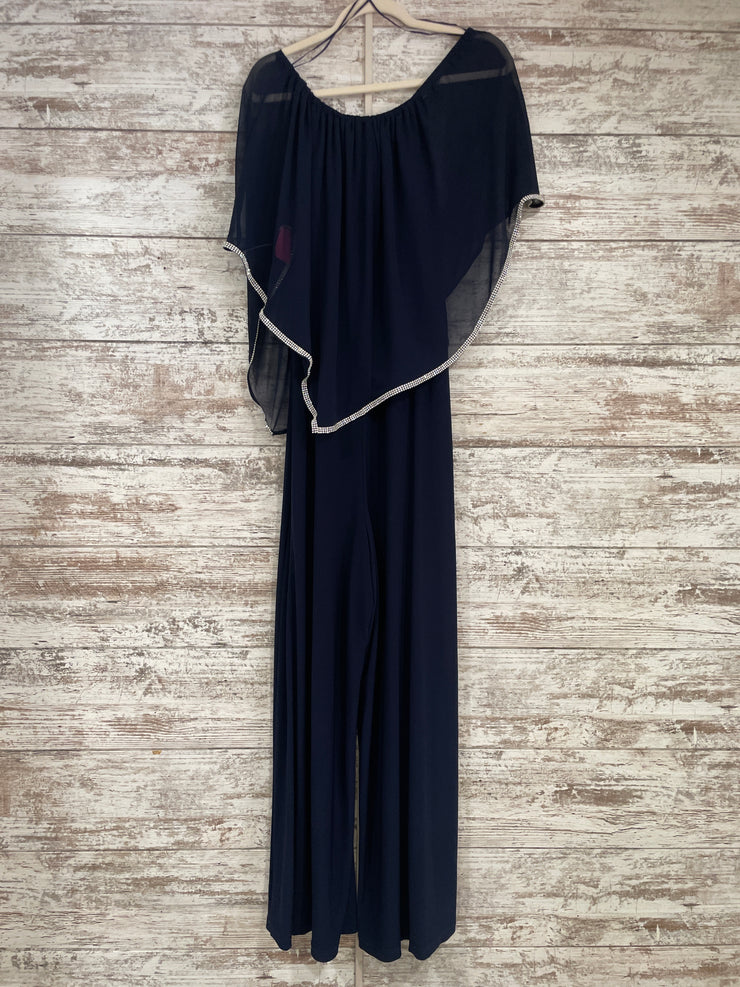 NAVY/SILVER SPARKLY JUMPER