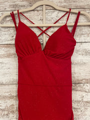 RED SPARKLY LONG DRESS (NEW)