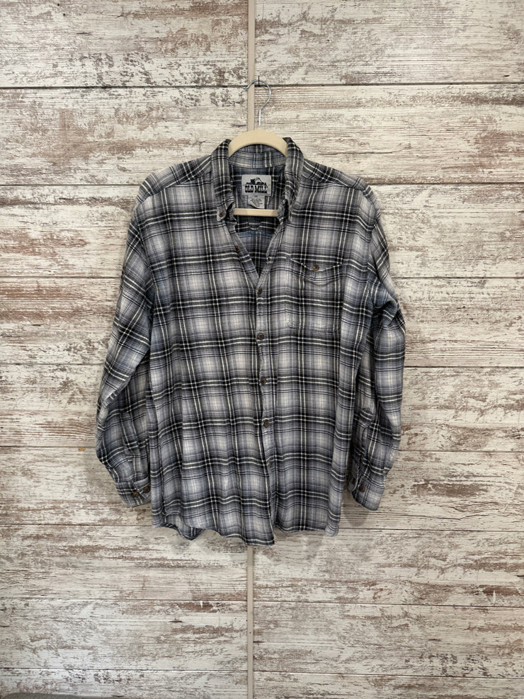 BLUE/WHITE PLAID SHIRT