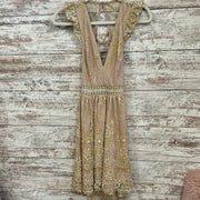GOLD SPARKLY SHORT DRESS
