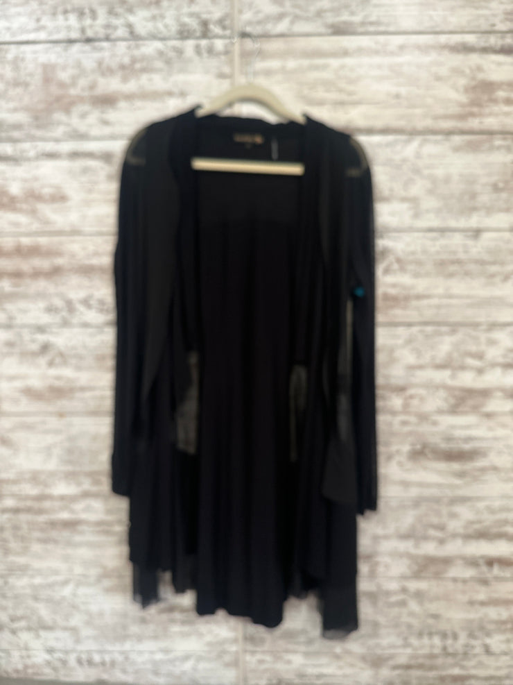 BLACK OPEN CARDIGAN