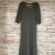 GRAY LONG EVENING GOWN $595