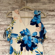 WHITE/BLUE MAXI DRESS $139