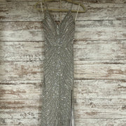 SILVER SPARKLY LONG DRESS