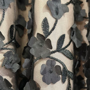 BLACK/TAN A LINE GOWN (NEW)