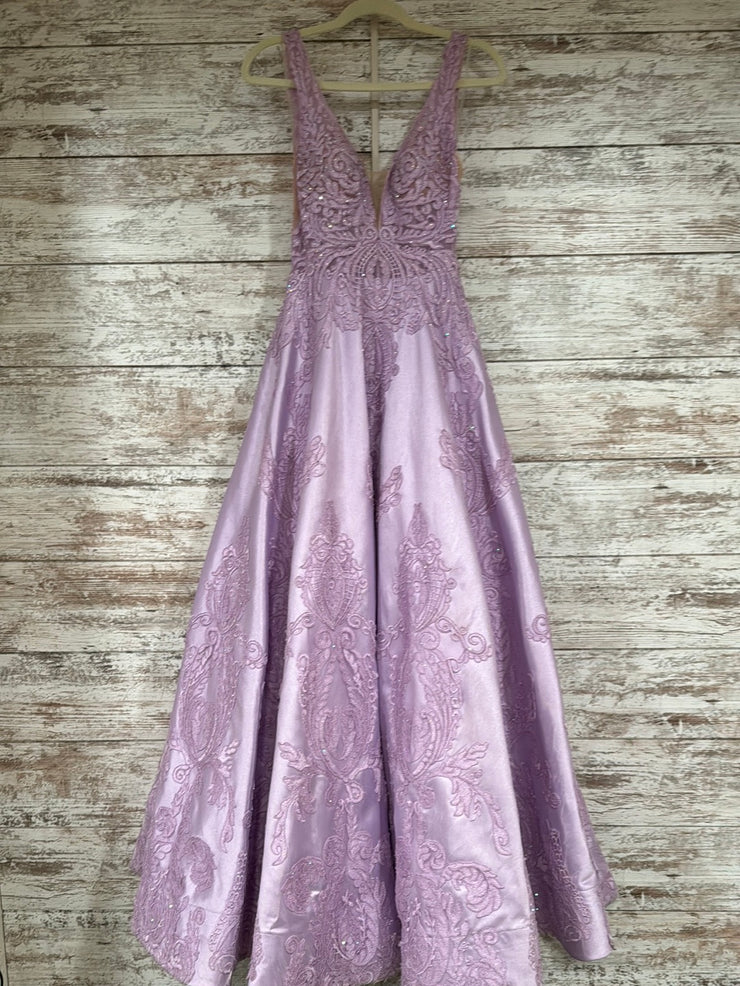 LAVENDER A LINE GOWN