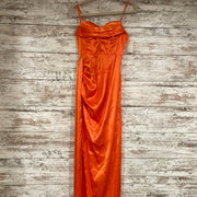 ORANGE LONG EVENING GOWN (NEW)