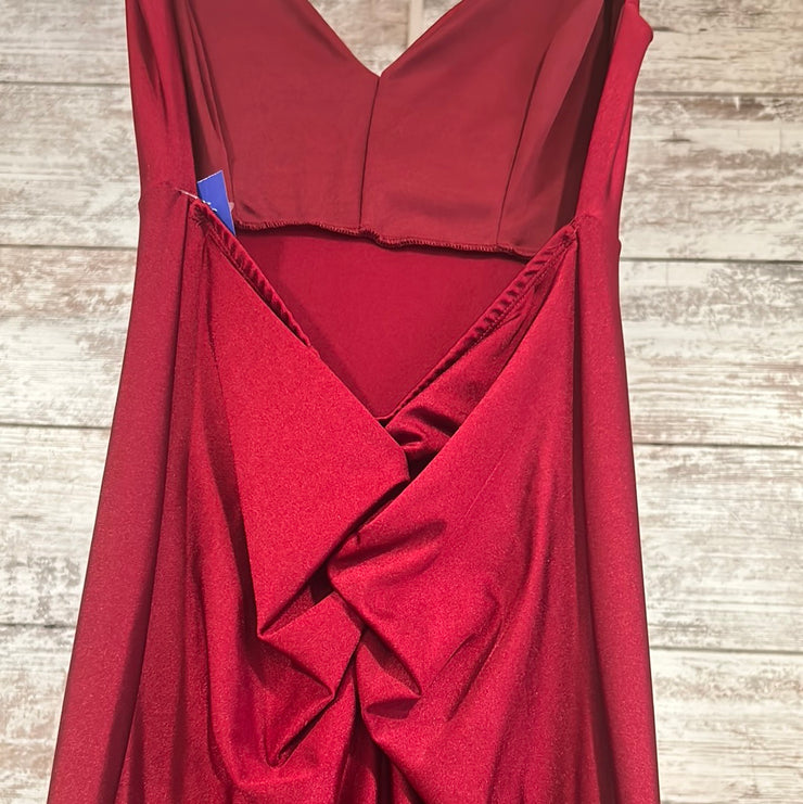 RED LONG EVENING GOWN