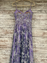 PURPLE/WHITE SPARKLY A LINE