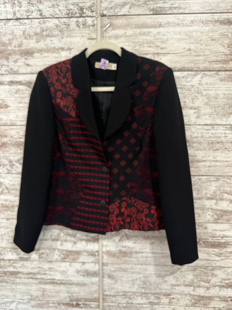 BLACK/RED VINTAGE JACKET