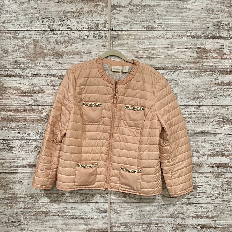 PINK QUILTED JACKET