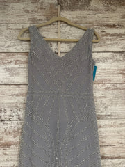 GRAY SPARKLY LONG DRESS