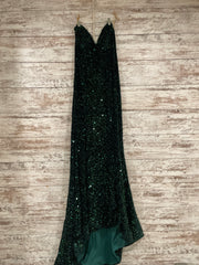 GREEN SEQUIN MERMAID GOWN