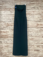 GREEN LONG EVENING GOWN