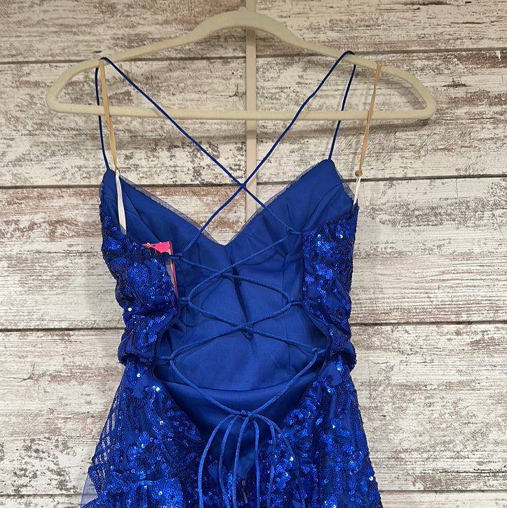 ROYAL BLUE SPARKLY MERMAID GOW