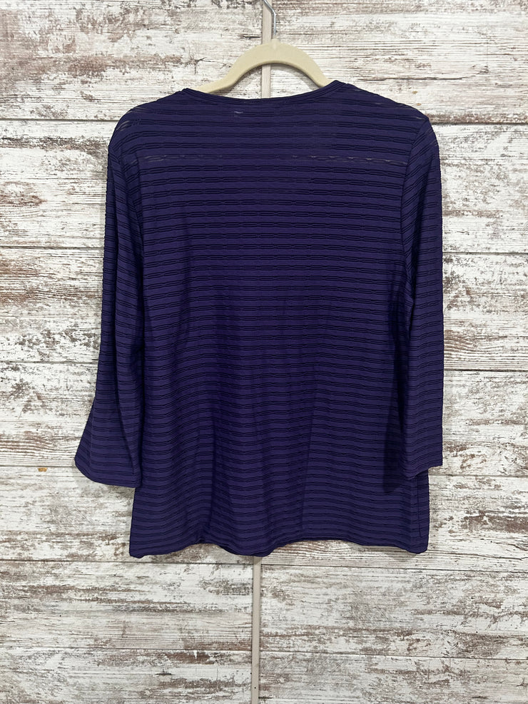 PURPLE LONG SLEEVE TOP $89