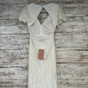 WHITE LACE LONG DRESS (NEW)