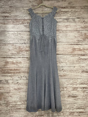 BLUE SPARKLY LONG DRESS