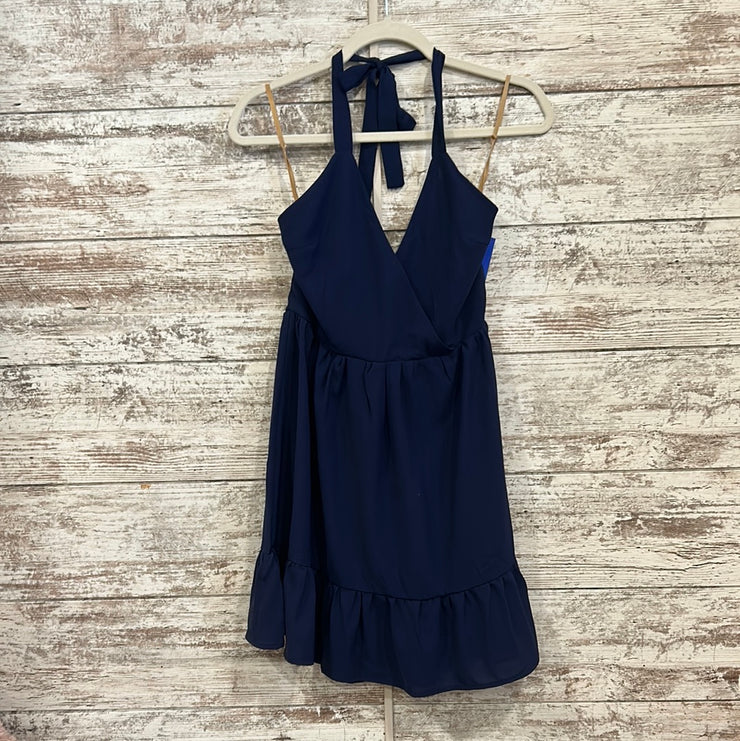 NAVY SHORT DRESS