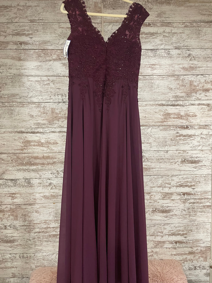 PURPLE LONG EVENING GOWN (NEW)