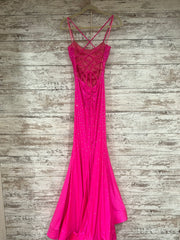 PINK LONG EVENING GOWN