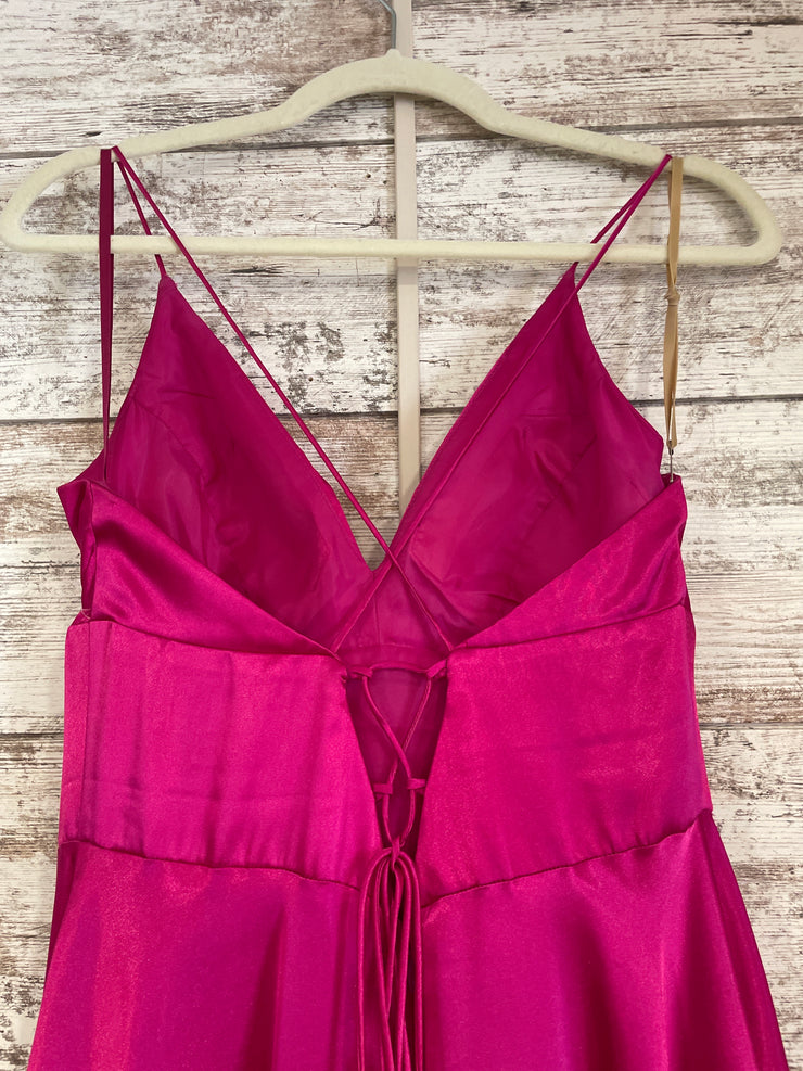 PINK A LINE GOWN