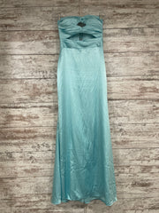 BLUE LONG EVENING GOWN