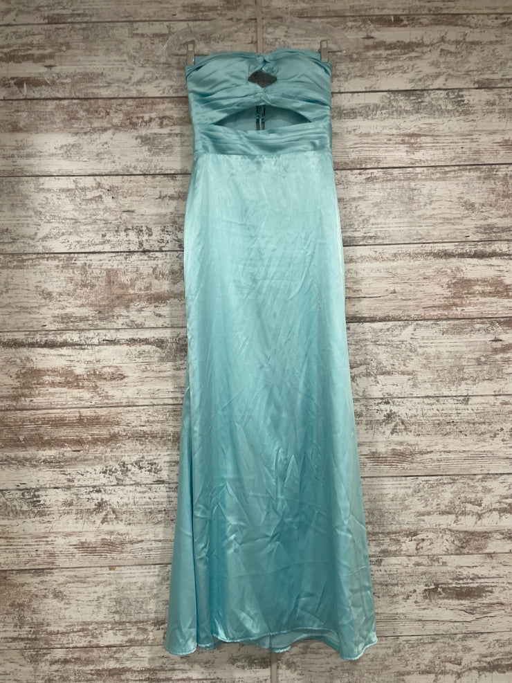 BLUE LONG EVENING GOWN
