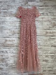 PINK SPARKLY LONG DRESS (NEW)