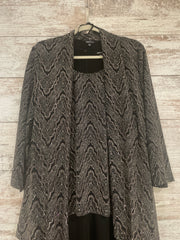 BLACK/GOLD 2 PC. LONG DRESS SE