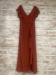 RUST COLORED LONG DRESS