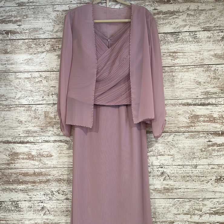 PINK 2 PC. LONG DRESS SET