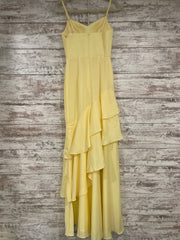 YELLOW LONG EVENING GOWN - NEW