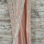 PINK SPARKLY LONG DRESS
