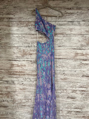 PURPLE SEQUIN LONG DRESS