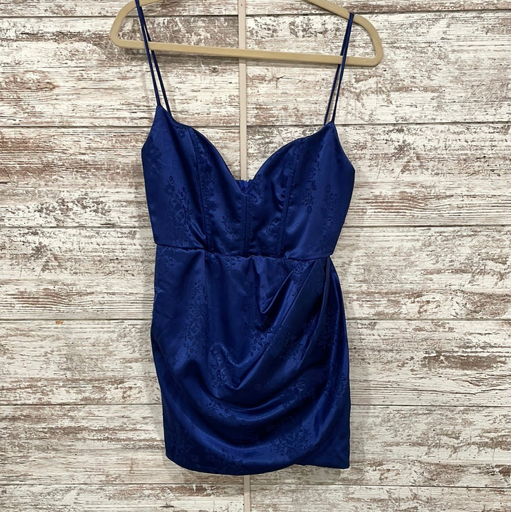 ROYAL BLUE SHORT DRESS