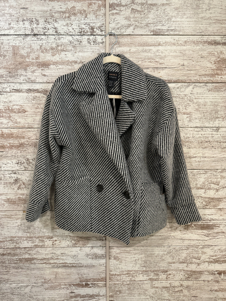 GRAY/BLACK COAT (NEW) $49