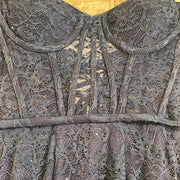 NAVY SPARKLY MERMAID GOWN