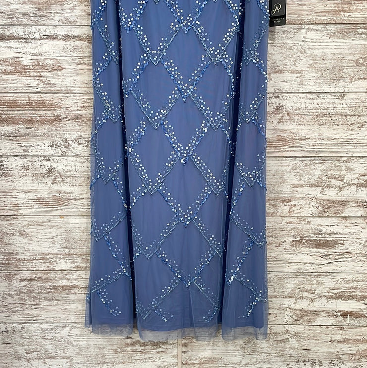 BLUE SEQUIN LONG DRESS (NEW)