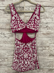 PINK/WHITE SPARKLY SHORT DRESS