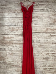 RED SPARKLY LONG DRESS (NEW)