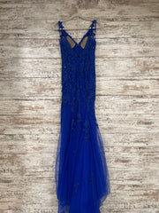 ROYAL BLUE MERMAID GOWN (NEW)