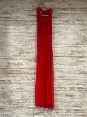 RED LONG EVENING GOWN