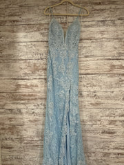 BLUE SPARKLY LONG DRESS (NEW)