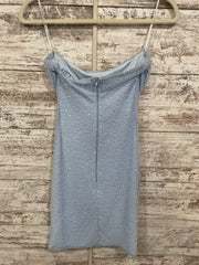 BLUE SPARKLY SHORT DRESS