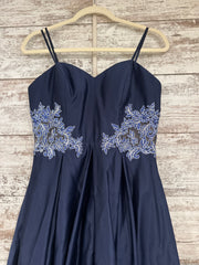 NAVY A LINE GOWN (NEW)