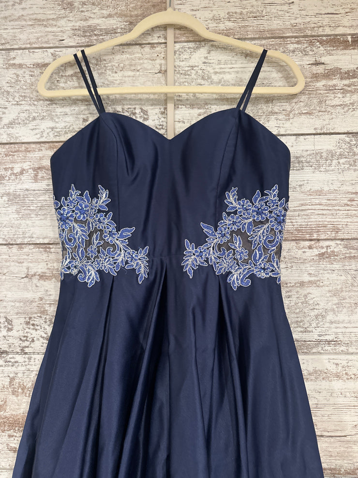 NAVY A LINE GOWN (NEW)