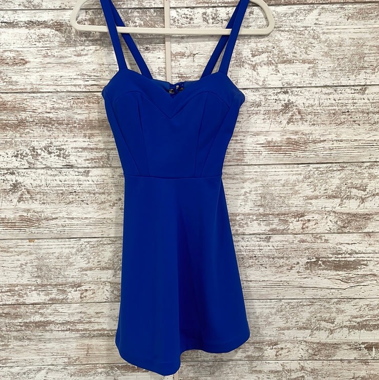 ROYAL BLUE SHORT DRESS