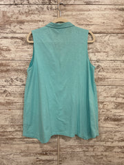 GREEN SLEEVELESS TUNIC $69