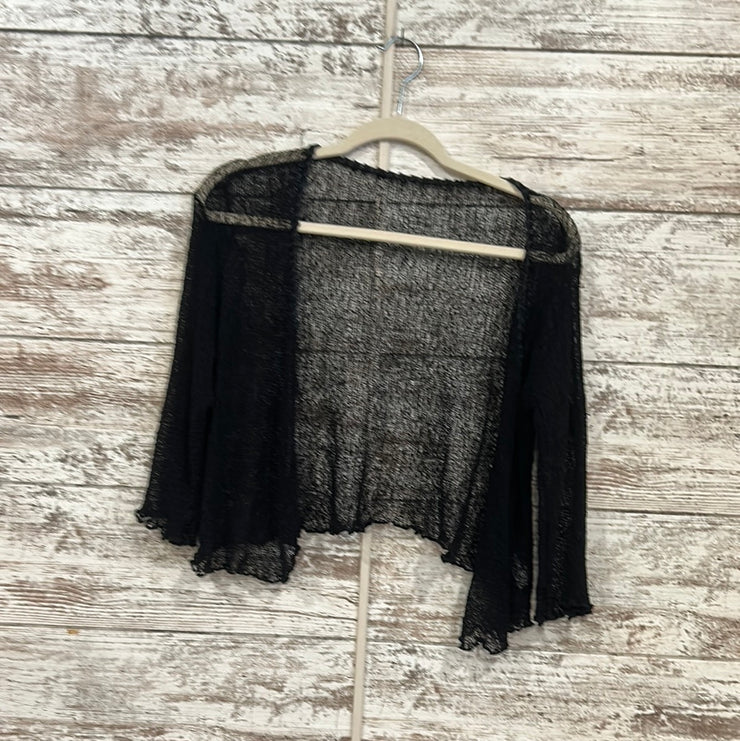 BLACK STRETCH OPEN SHRUG